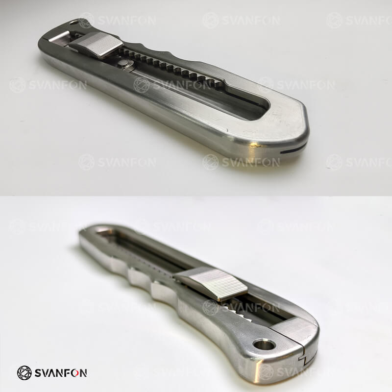Stainless Steel CNC Art Utility Knife Holder(Without Blade) - SvanFon Mini Metal Mechanical Models