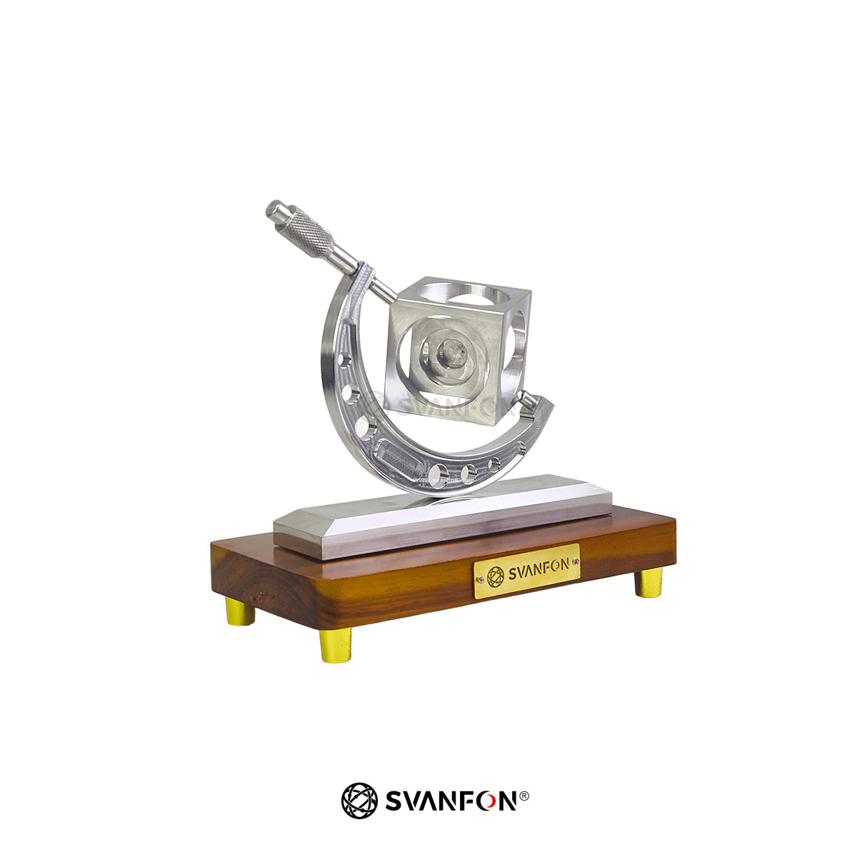 Micrometer Ornament – CNC Machinist Gift & Aluminum Alloy Desk Decor SvanFon