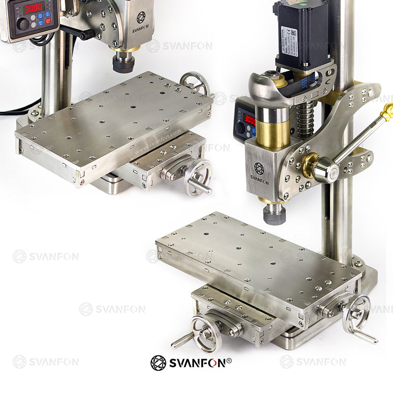 Svanfon Stainless steel benchtop drilling and milling machine