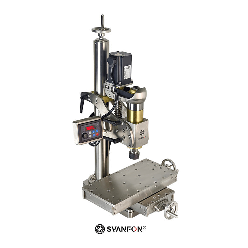 Svanfon Stainless steel benchtop drilling and milling machine