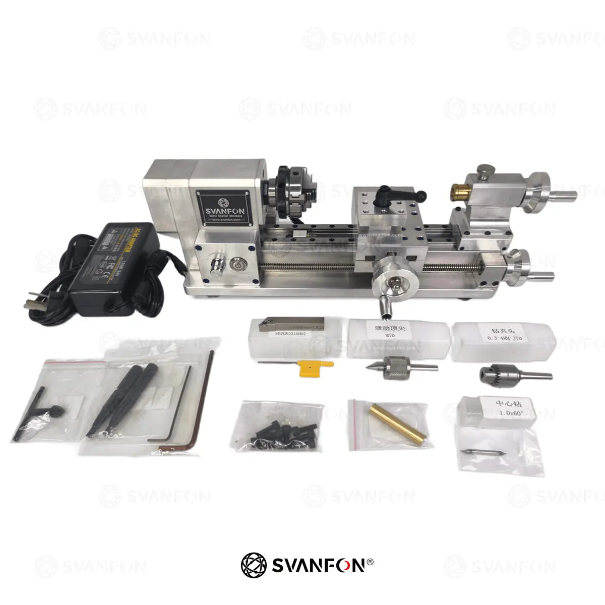 Mini Metal Lathe – Micro Tabletop Lathe for DIY Metalworking SvanFon