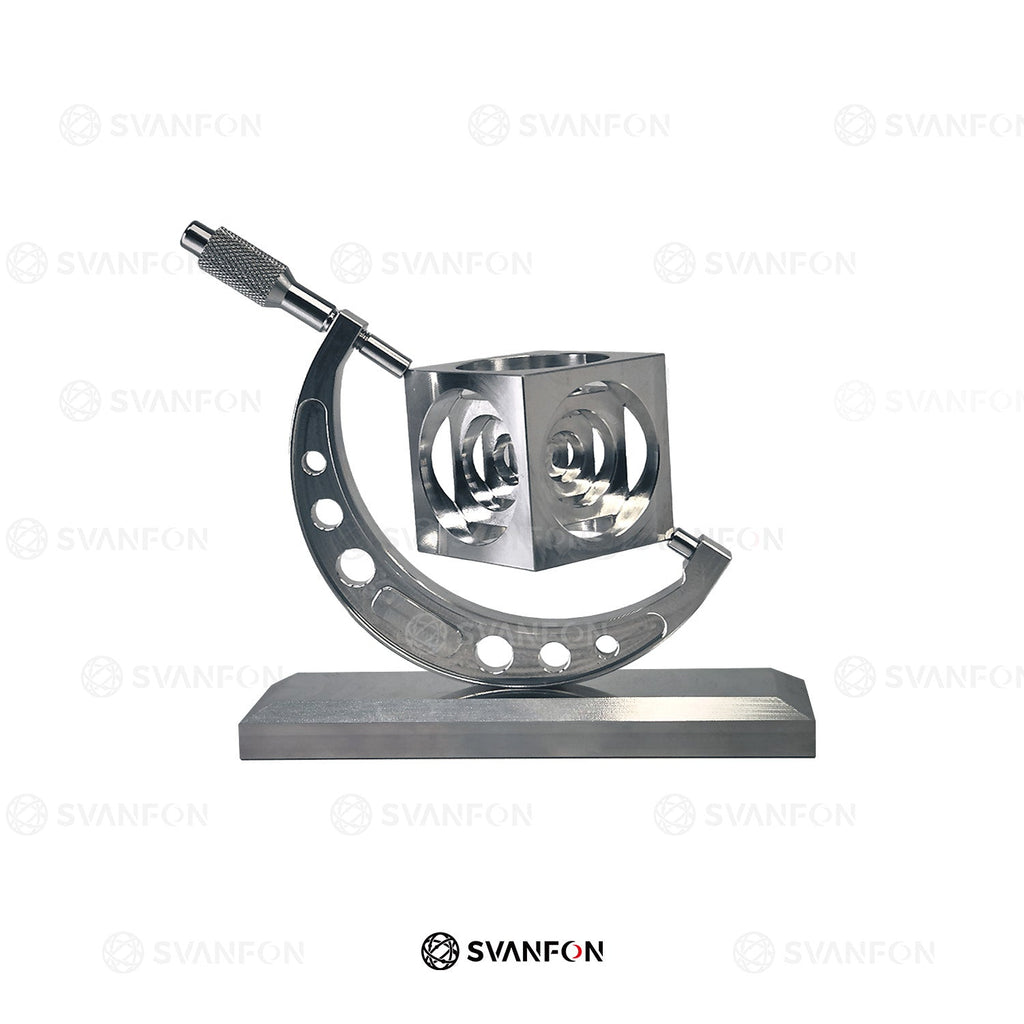 Micrometer Ornament – CNC Machinist Gift & Aluminum Alloy Desk Decor SvanFon