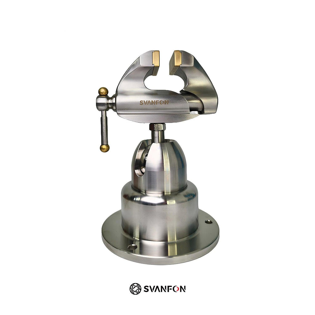 Stainless Steel Universal Bench Vise 03 - SvanFon Mini Metal Mechanical Models