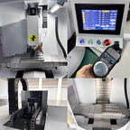 VMC - 215 Benchtop Sheet Metal CNC Machine Specifications SvanFon Mini Metal Mechanical Models