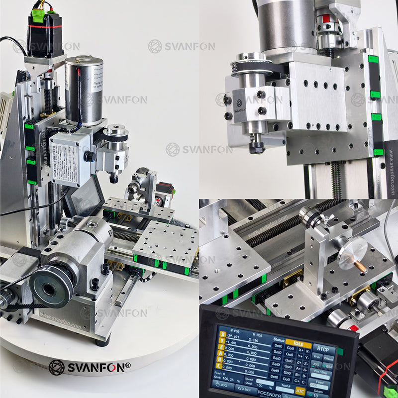 Mini CNC Lathe–Mill–Drill Combo Machine – 3-in-1 Metalworking Centre