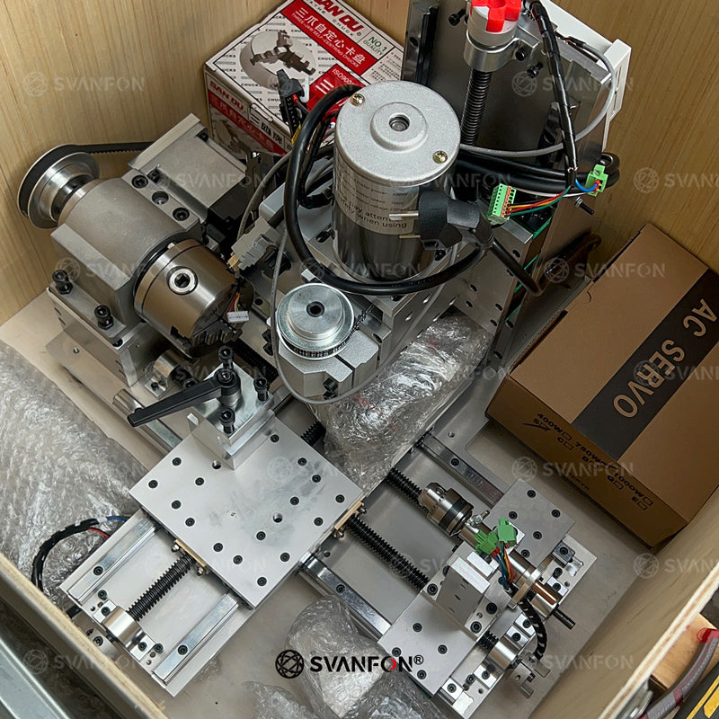 Mini CNC Lathe–Mill–Drill Combo Machine – 3-in-1 Metalworking Centre